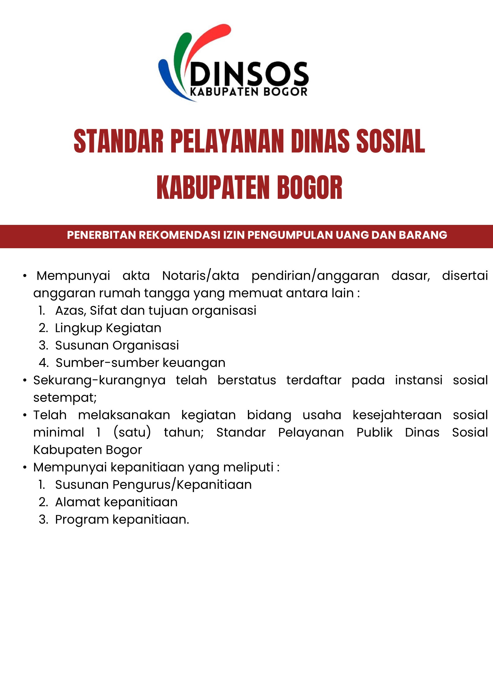 Pelayanan Dinas Sosial